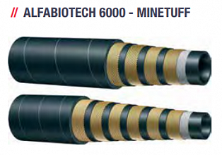 Рукав РВД ALFABIOTEC H 6000 - MINETUFF 6WS Alfagomma